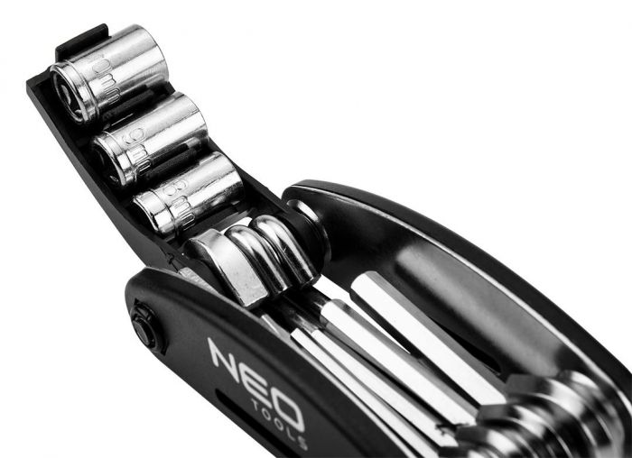 Набір для ремонту велосипеда Neo Tools, 15 предметів, сумка з поліестеру 1680D, 23x15x6см