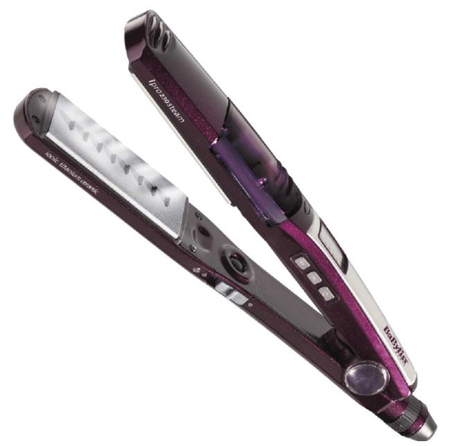 Щипці для волосся Babyliss ST395E, іонізація, з паром, фіолетовий