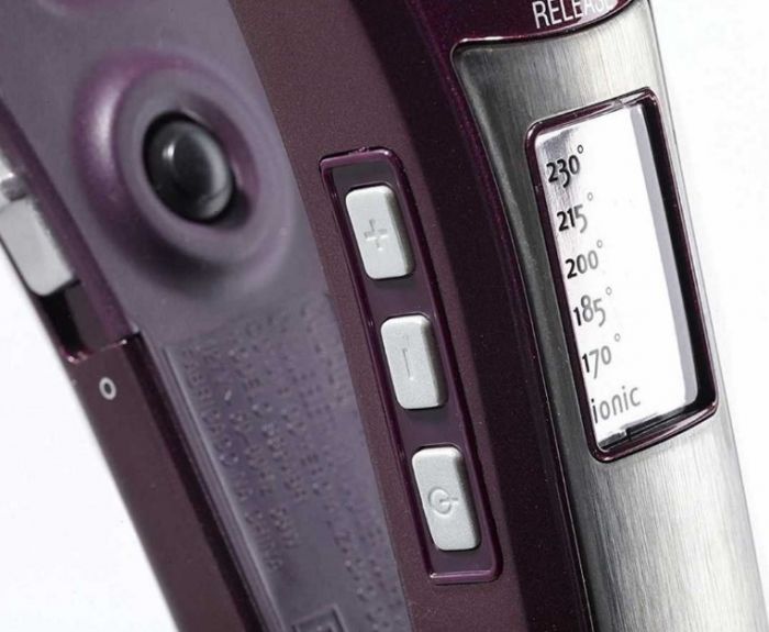 Щипці для волосся Babyliss ST395E, іонізація, з паром, фіолетовий