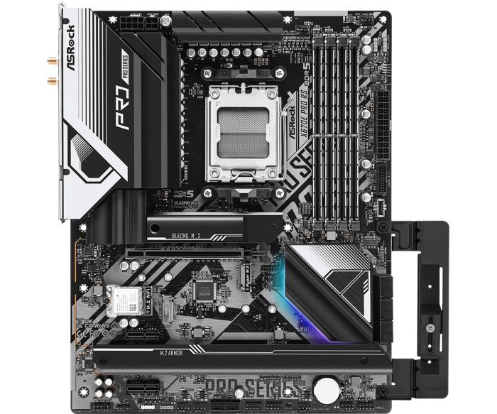 Материнська плата ASRock X670E_PRO_RS sAM5 X670 4xDDR5 M.2 HDMI DP ATX