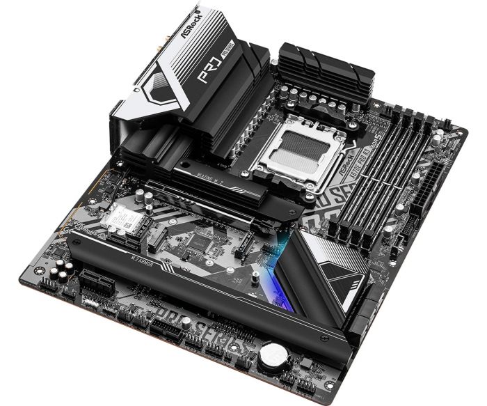 Материнська плата ASRock X670E_PRO_RS sAM5 X670 4xDDR5 M.2 HDMI DP ATX