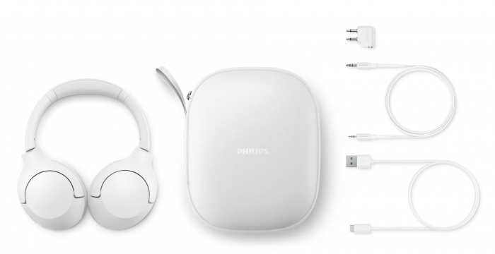 Навушники Philips TAH8506 Over-ear ANC Hi-Res Wireless Mic Білий