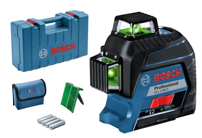 Нівелір лазерний Bosch GLL 3-80 G у кейсі