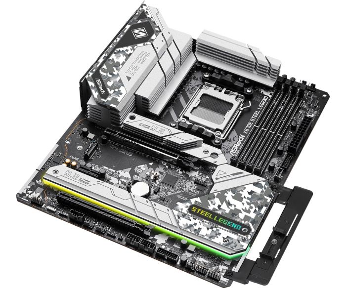 Материнська плата ASRock X670E_STEEL_LEGEND sAM5 X670 4xDDR5 M.2 HDMI DP ATX