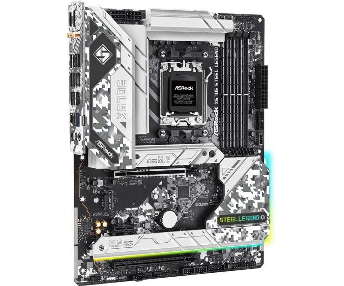 Материнська плата ASRock X670E_STEEL_LEGEND sAM5 X670 4xDDR5 M.2 HDMI DP ATX