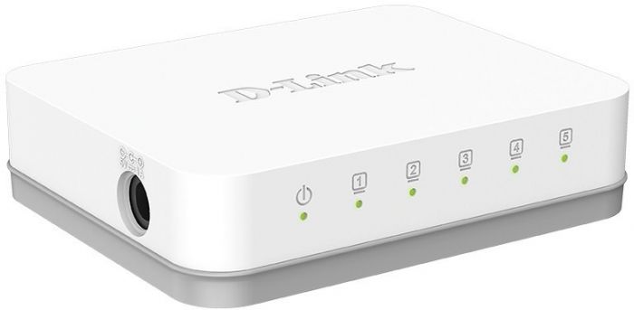 Комутатор D-Link GO-SW-5G/E 5xGE, Некерований