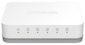 Комутатор D-Link GO-SW-5G/E 5xGE, Некерований