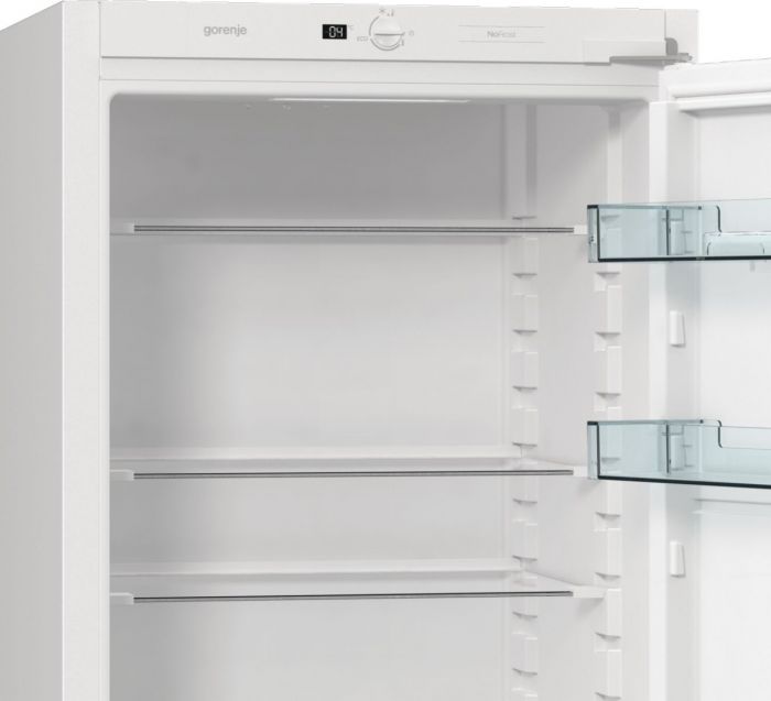 Вбуд. холодильник з мороз. камерою Gorenje, 177х55х54см, 2 двері, 180(68)л, А+, NF+, Зона св-ті, LED дисплей, Білий