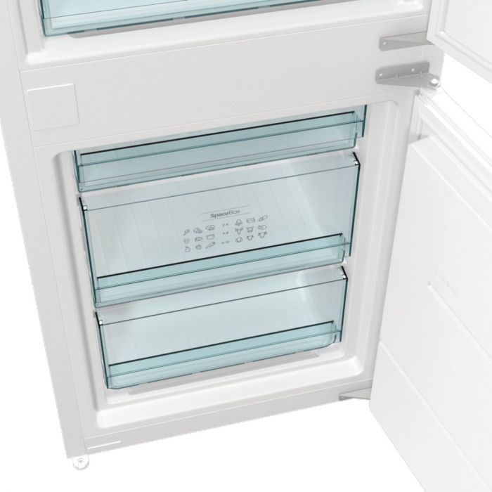 Вбуд. холодильник з мороз. камерою Gorenje, 177х55х54см, 2 двері, 180(68)л, А+, NF+, Зона св-ті, LED дисплей, Білий