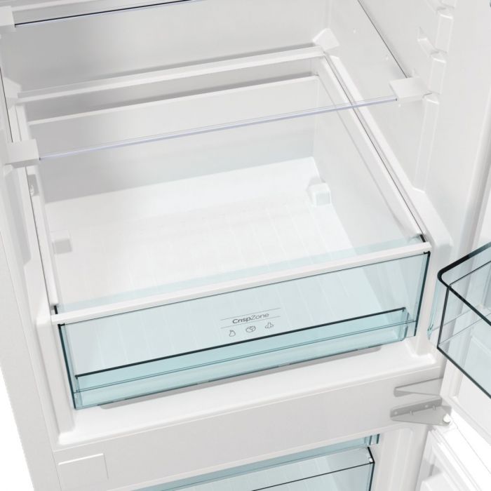 Вбуд. холодильник з мороз. камерою Gorenje, 177х55х54см, 2 двері, 180(68)л, А+, NF+, Зона св-ті, LED дисплей, Білий