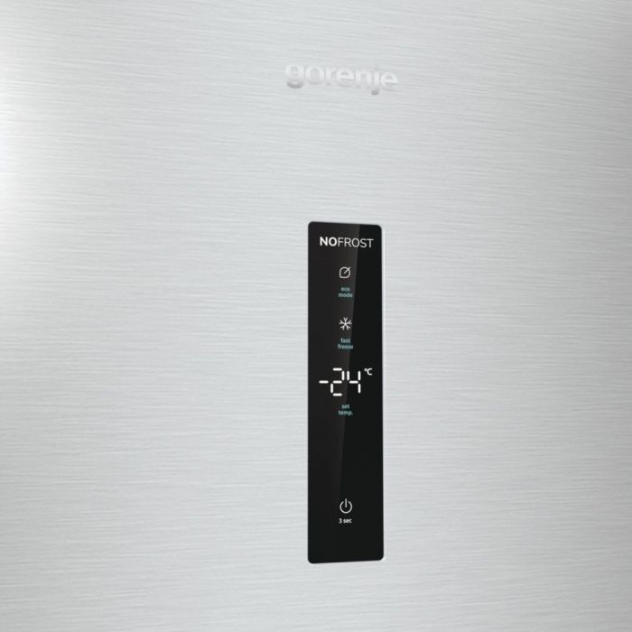 Морозильна камера Gorenje, Висота - 185см, Глибина-66 см,  280л, А++, NF, Дисплей, Інвертор, матов.нерж