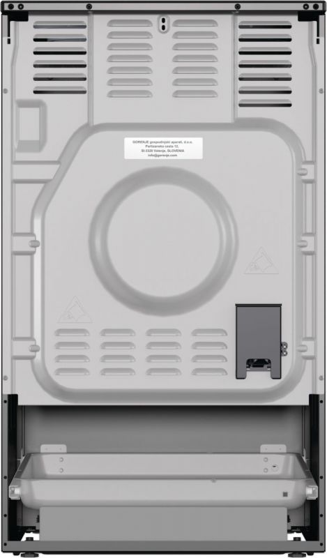 Плита Gorenje електрична склокерамічна, 70л, ExtraSteam, 50x60см, чорний