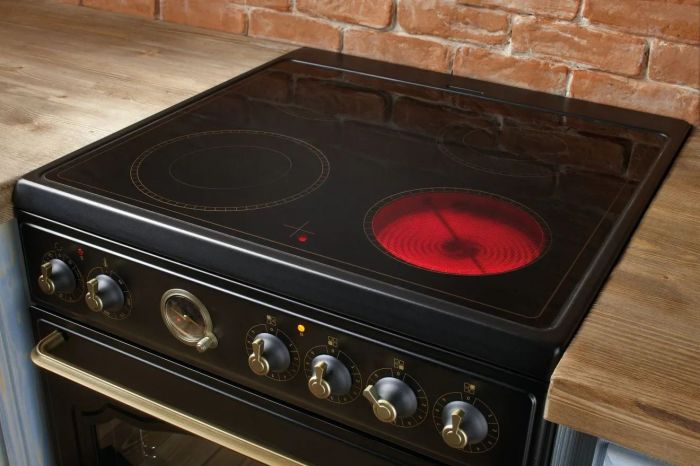 Плита Gorenje електрична склокерамічна, 70л, ExtraSteam, 50x60см, чорний