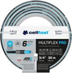 Шланг садовий Cellfast MULTIFLEX PRO 3/4" 30м, 6 шарів, до 35 Бар, -20…+65°C