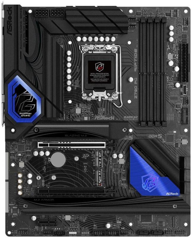 Материнська плата ASRock Z790 PG RIPTIDE s1700 Z790 4xDDR5 M2 HDMI DP ATX