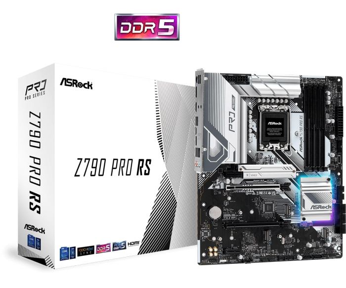 Материнська плата ASRock Z790 PRO RS s1700 Z790 4xDDR5 HDMI DP ATX