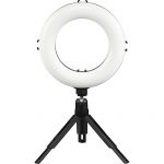 Штатив зі світлодіодним кільцем Hama SpotLight Smart 80 V2 BT Black