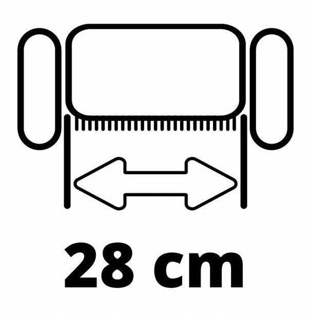 Cкарифікатор акумуляторний Einhell GC-SC 18/28 Li-Solo, 18 В, 28 см, ножи 12 шт, 6.65 кг (без АКБ та ЗП)