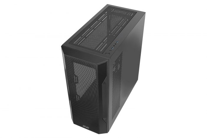 Корпус 2E GAMING SPLENDOR G4301, без БЖ, 2xUSB 3.0, 1xUSB Type-C, 4x120mm ARGB fans, controller with remote, TG Side Panel, EATX, Black