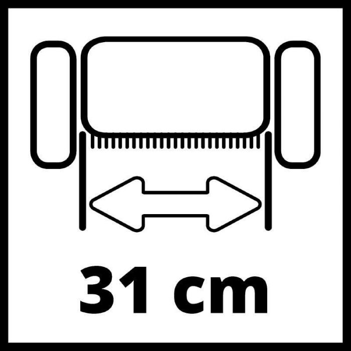 Аератор-скарифікатор акумуляторний Einhell GC-SC 36/31 Li, PXC 18В, 31см, 10.9кг, solo (без АКБ та ЗП)