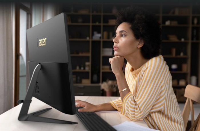 Персональний комп'ютер-моноблок Acer Aspire C24-420 23.8FHD/AMD Ryzen 3 3250U/8/512F/int/kbm/Lin