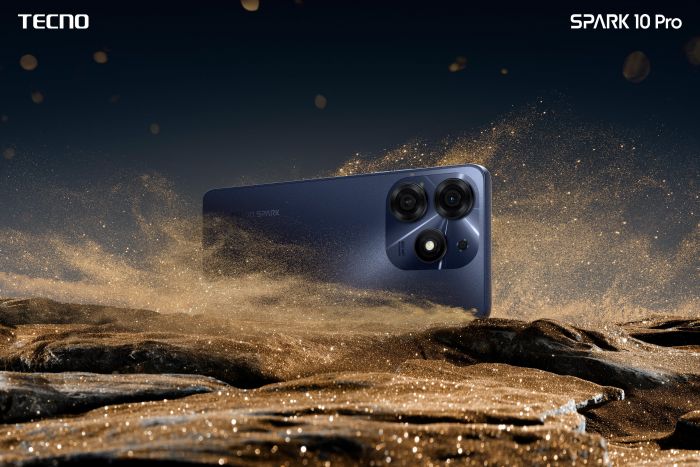 Смартфон TECNO Spark 10 Pro (KI7) 6.78" 8/256GB, 2SIM, 5000mAh, Starry Black