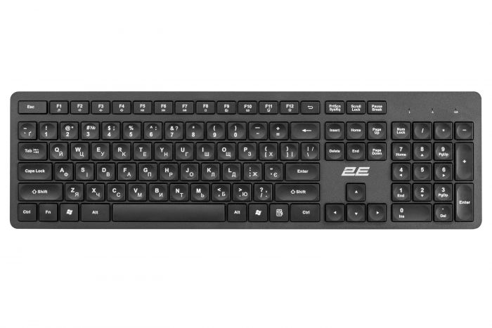 Клавіатура 2E KS260 WL Black