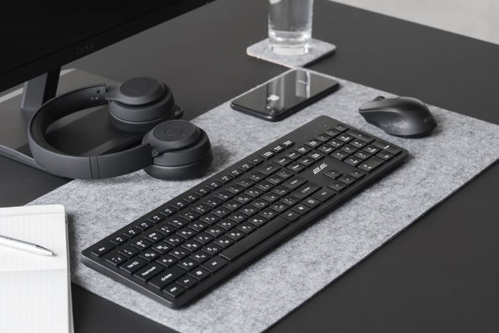 Клавіатура 2E KS260 WL Black