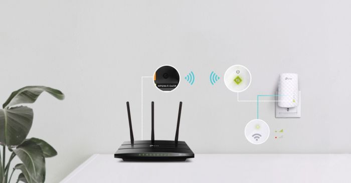 Повторювач Wi-Fi сигналу RE220 AC750 1xFE LAN
