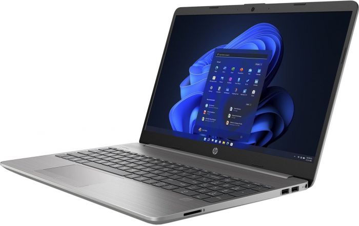 Ноутбук HP 250-G9 15.6" FHD IPS AG, Intel i5-1235U, 8GB, F512GB, UMA, DOS, сріблястий
