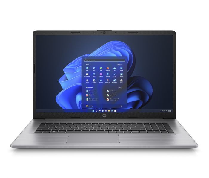 Ноутбук HP 470-G9 17.3" FHD IPS, Intel i5-1235U, 16GB, F512GB, NVD550-2, DOS, сріблястий