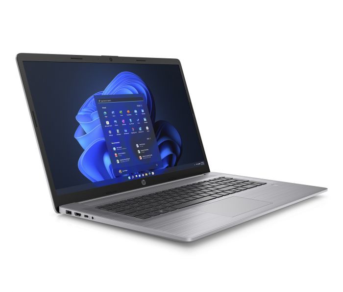 Ноутбук HP 470-G9 17.3" FHD IPS, Intel i5-1235U, 16GB, F512GB, NVD550-2, DOS, сріблястий