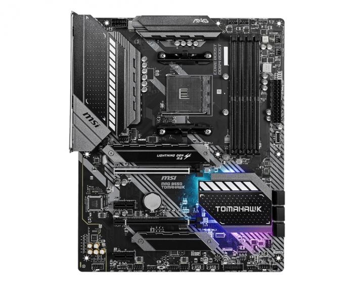Материнcька плата MSI MAG B550 TOMAHAWK sAM4 B550 4xDDR4 HDMI DP ATX