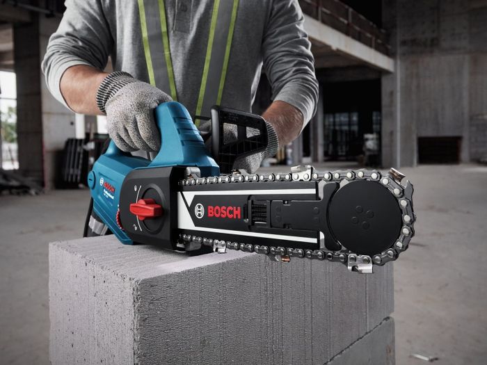 Пила для газобетонных блоків Bosch Professional GAC 250, 1200 Вт, 330 мм, 3/8, 5000 об/мин, 4.7 кг