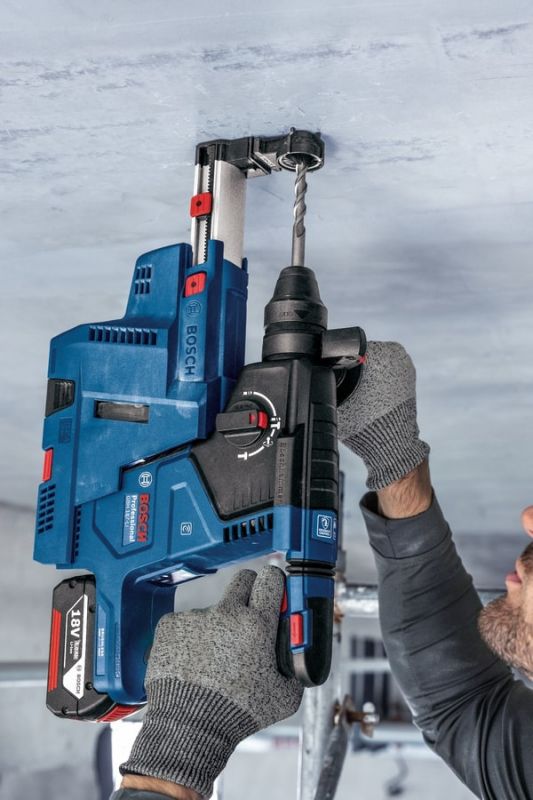 Перфоратор Bosch GBH 187-LI Professional акумуляторний, 18 В, SDS-Plus, 2.4 Дж, 980 об/хв, 2.9 кг, без АКБ та ЗП