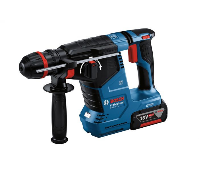 Перфоратор Bosch GBH 187-LI ONE Chuck акумуляторний, 2*18 В 5 Аг, с 2 акб GBA 18V 5.0Ah, 2.4 Дж, 980 об/хв, 2.9 кг
