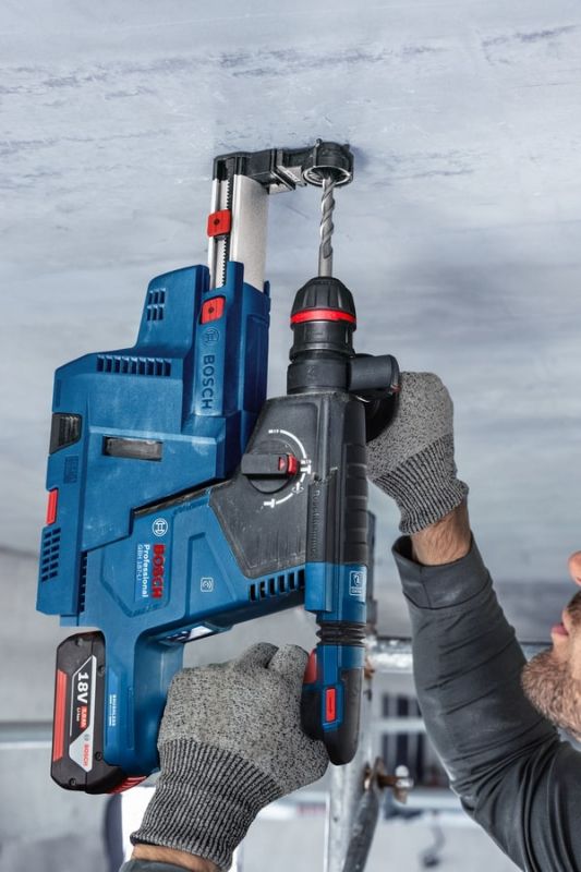 Перфоратор Bosch GBH 187-LI ONE Chuck акумуляторний, 2*18 В 5 Аг, с 2 акб GBA 18V 5.0Ah, 2.4 Дж, 980 об/хв, 2.9 кг