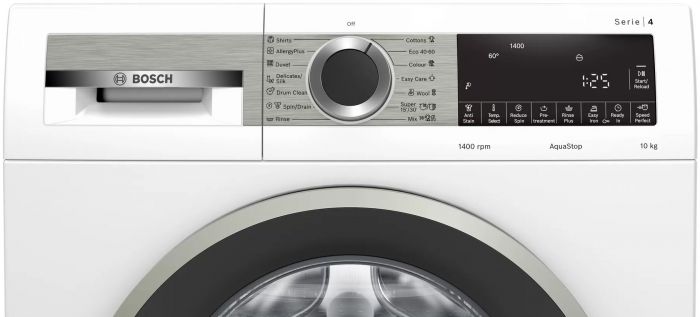 Пральна машина Bosch фронтальна, 10кг, 1400, A+++, 60см, дисплей, білий