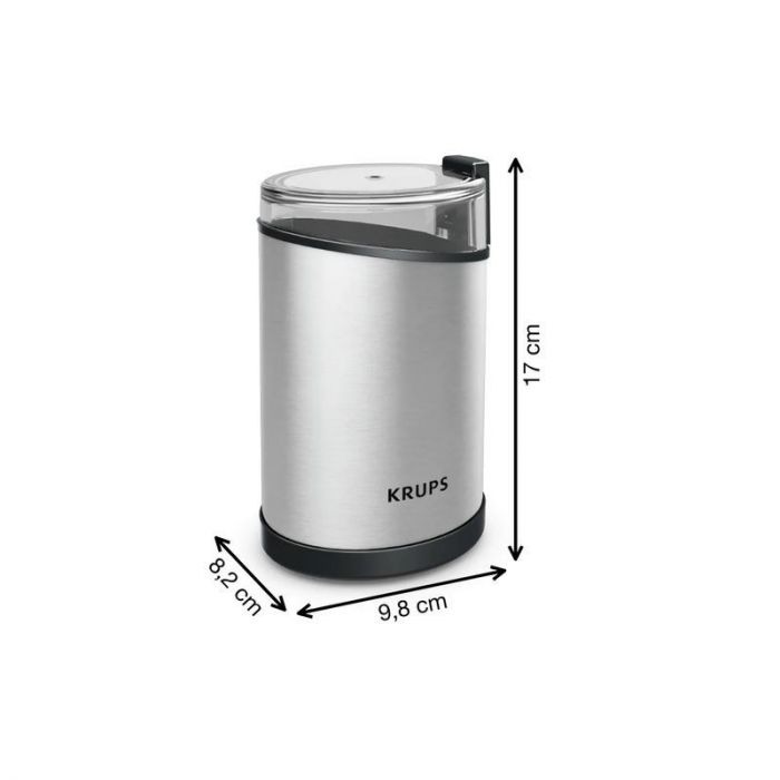 Кавомолка Krups GX204D10, 85г, метал