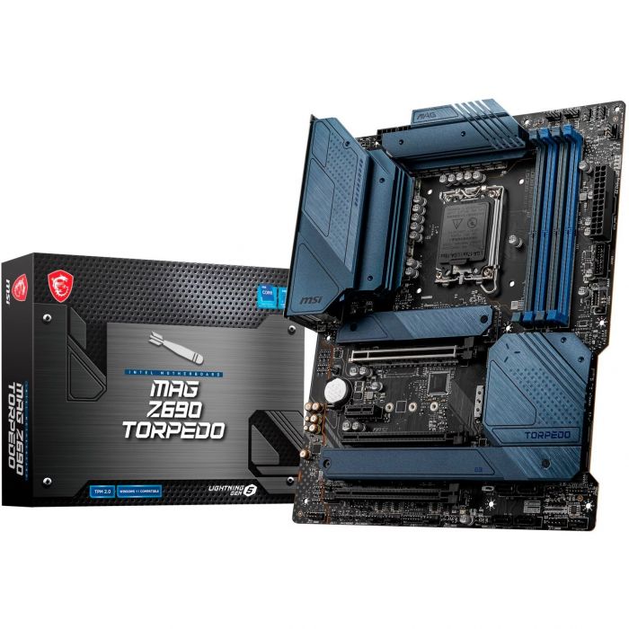 Материнcька плата MSI MAG Z690 TORPEDO s1700 Z690 4xDDR5 M.2 HDMI DP ATX