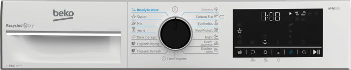 Сушильна машина Beko тепловий насос, 8кг, A+++, 60см, дисплей, білий