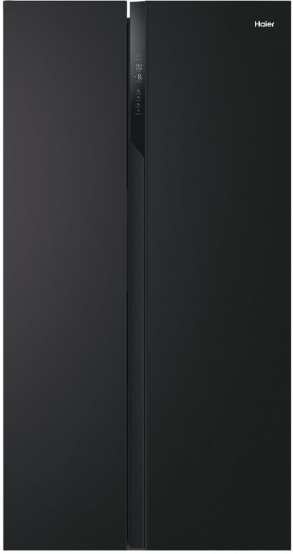 Холодильник Haier SBS, 177.5x91х64.7, холод.відд.-337л, мороз.відд.-177л, 2дв., А++, NF, інв., дисплей, чорний