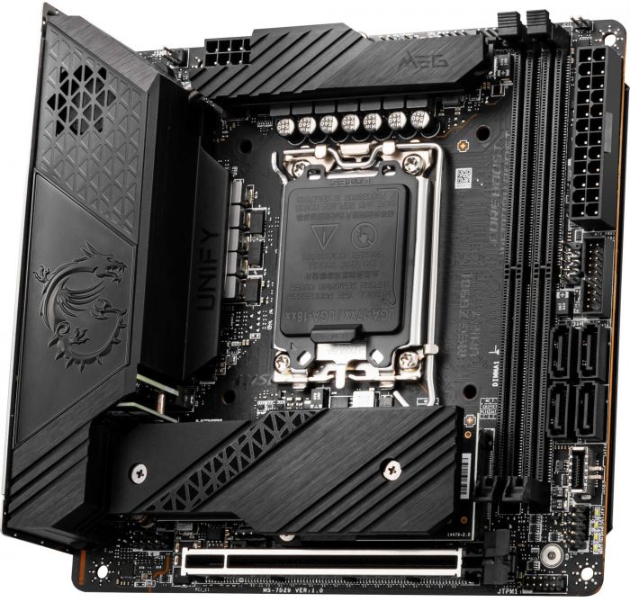 Материнcька плата MSI MEG Z690I UNIFY s1700 Z690 2xDDR5 M.2 HDMI DP WiFi BT mITX