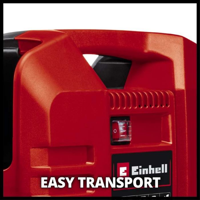 Компресор безмасляний Einhell TC-AC 190 OF Set, 1100 Вт, 190 л/хв, 8 бар, 5 кг