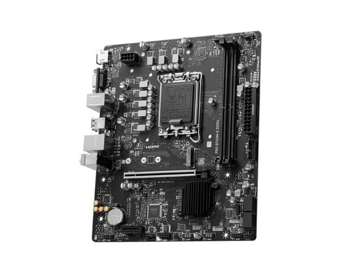 Материнcька плата MSI PRO B760M-E DDR4 s1700 P760 2xDDR4 M.2 HDMI D-Sub mATX