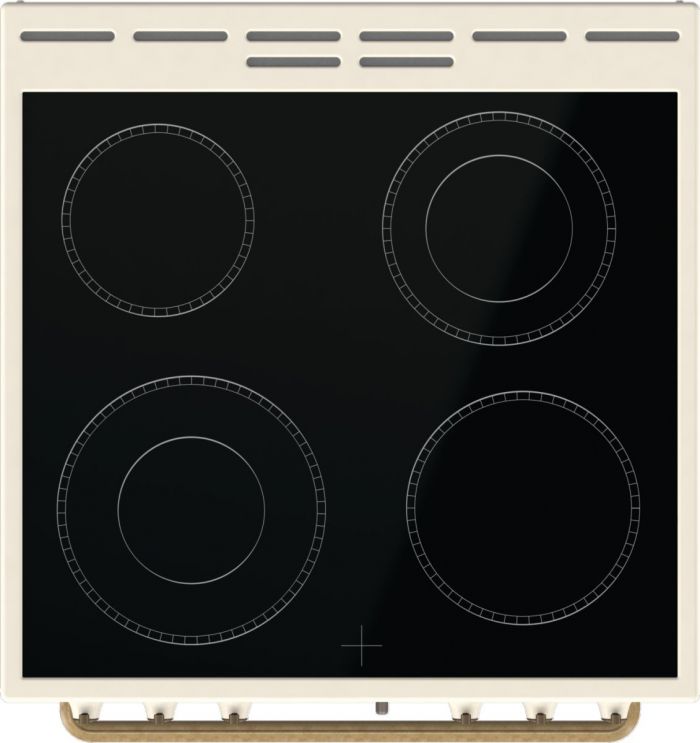 Плита Gorenje електрична склокерамічна, 70л, 50x60см, бежевий