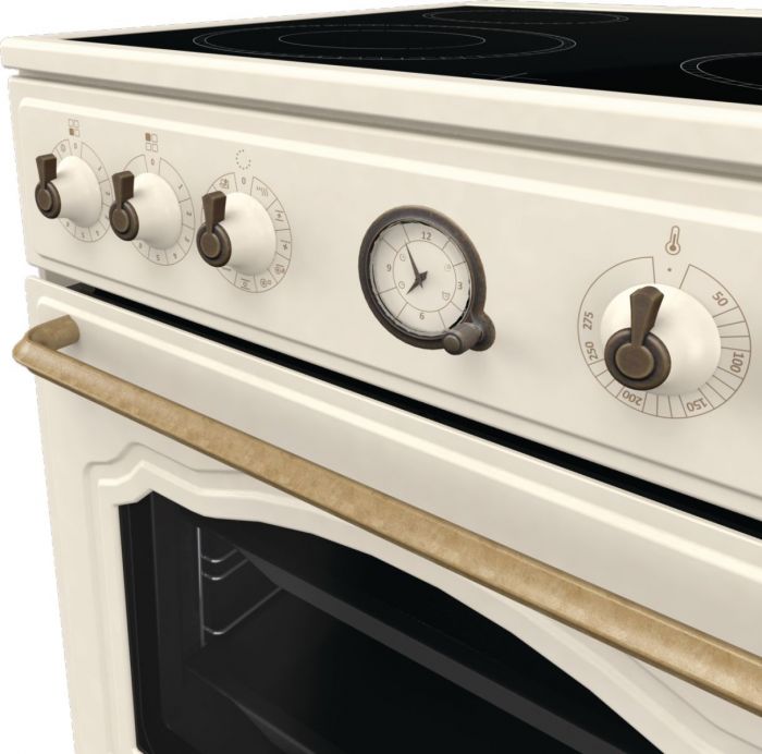 Плита Gorenje електрична склокерамічна, 70л, 50x60см, бежевий