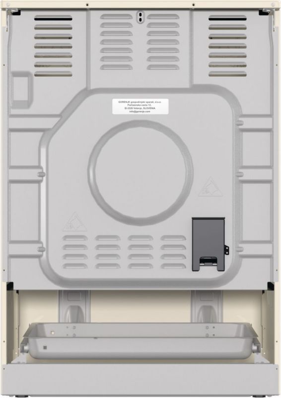Плита Gorenje електрична склокерамічна, 70л, 50x60см, бежевий