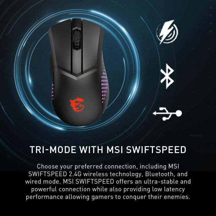 Миша MSI Clutch GM51 LIGHTWEIGHT WIRELESS