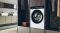 Пральна машина Haier фронтальна, 9кг, 1400, A, 55см, дисплей, пара, інвертор, білий
